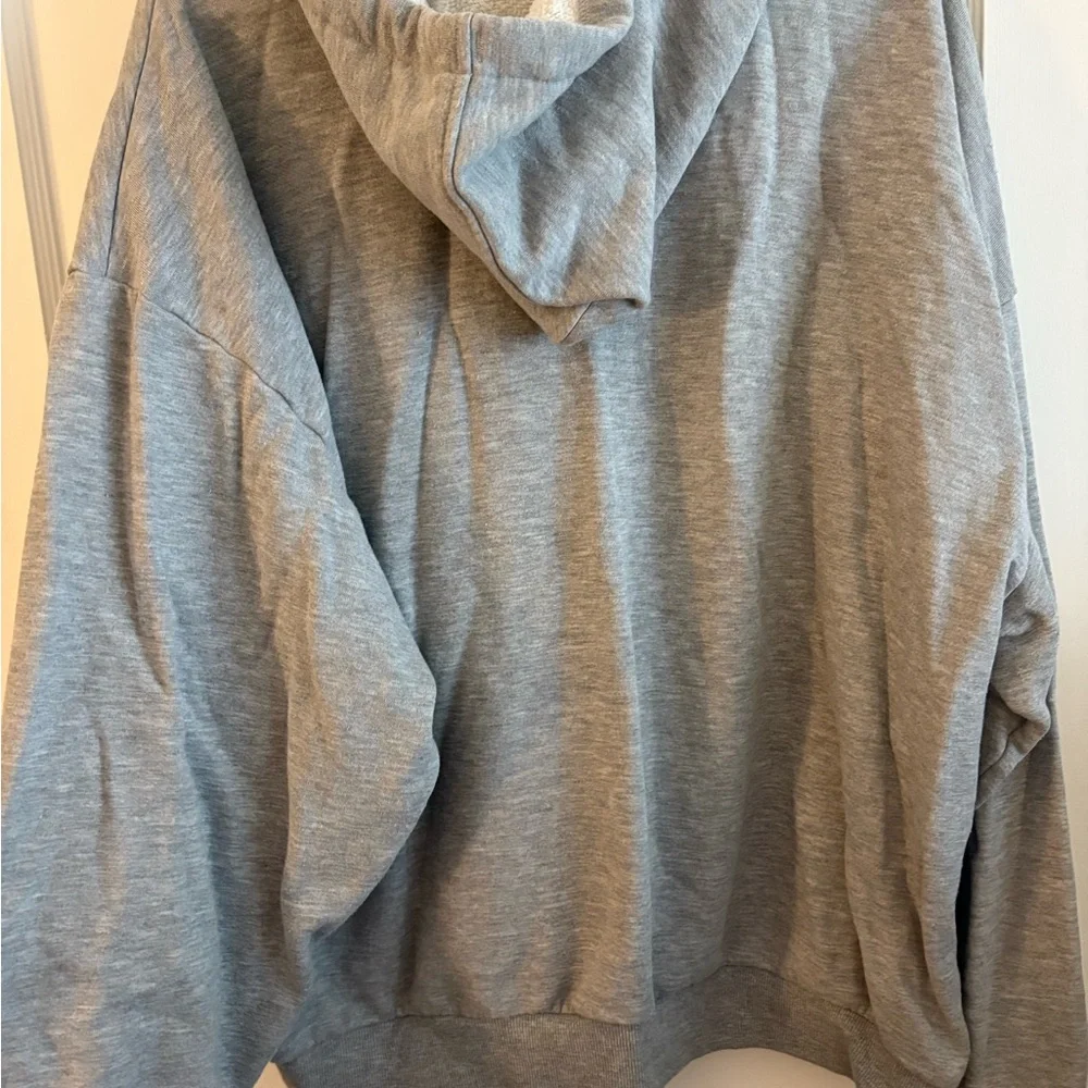 ALO Yoga Light Gray Hoodie Sweatshirt